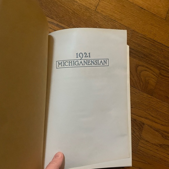 Vintage, Rare 1921 University Of Michigan Ensian Yearbook (Michiganensian) - Picture 8 of 13